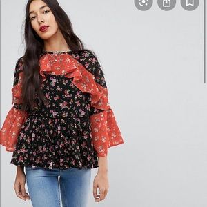 ASOS US Size 6 Floral Blouse